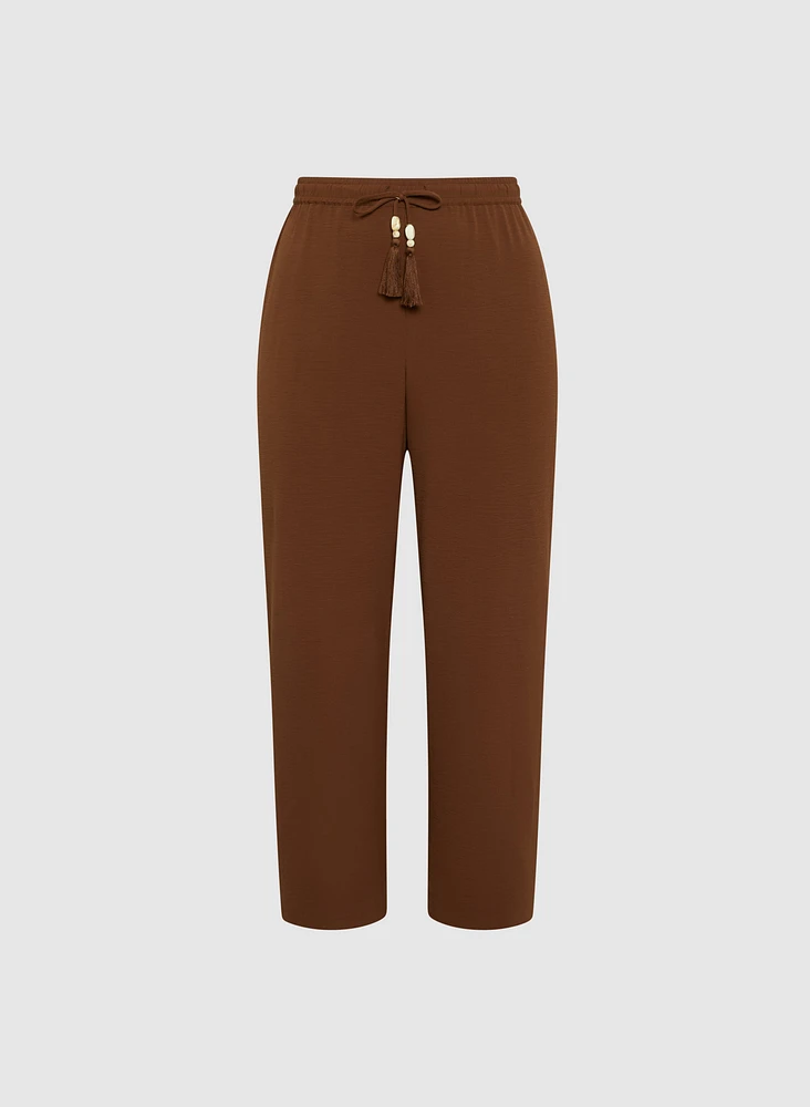 Olivia Crinkled Wide-Leg Pants