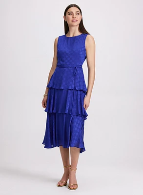 Tiered Dot Dress