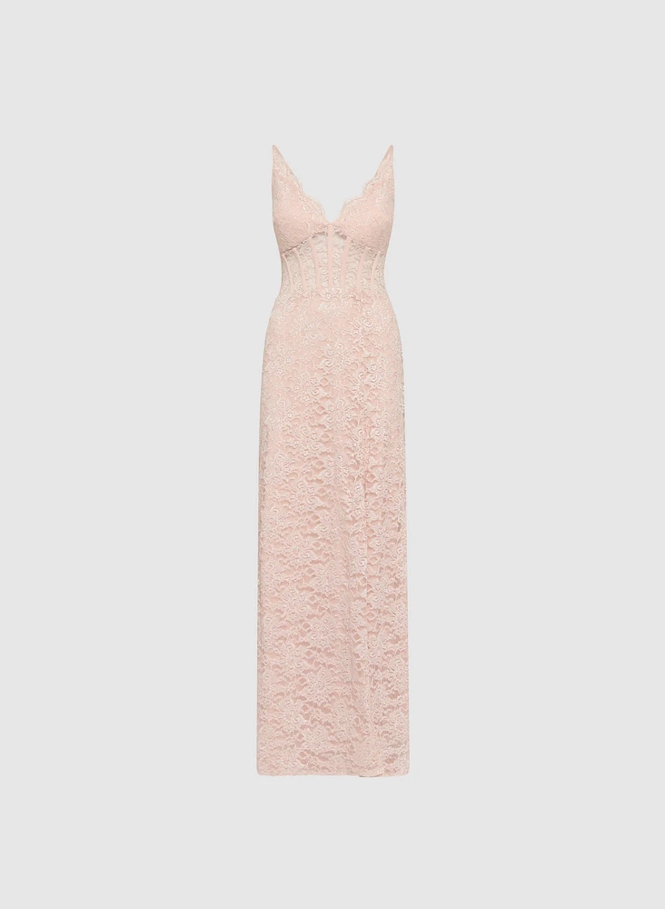 Scalloped Lace Dress