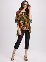 Tropical Print Blouse