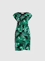 Palm Print Dress