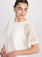 Lined Crochet Top