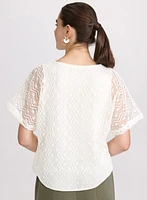 Lined Crochet Top