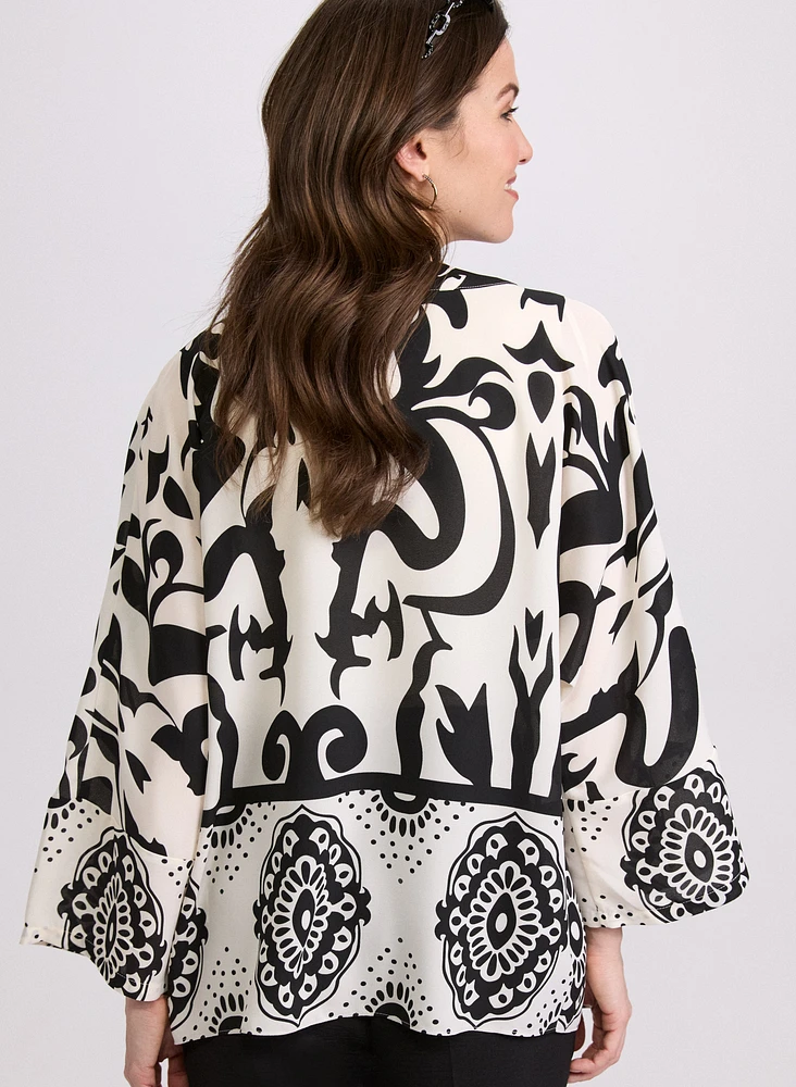 Printed Open Tunic