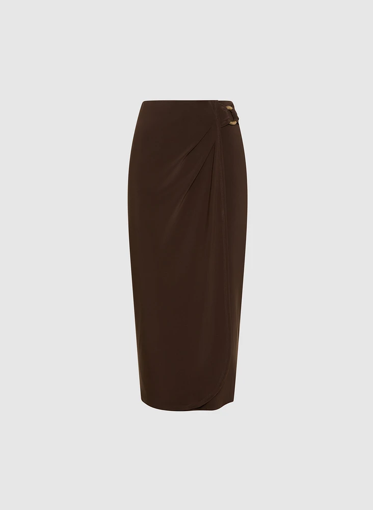 Jersey Wrap Skirt