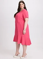 Flounce Hem Dress
