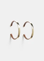 Resin Hoop Earrings