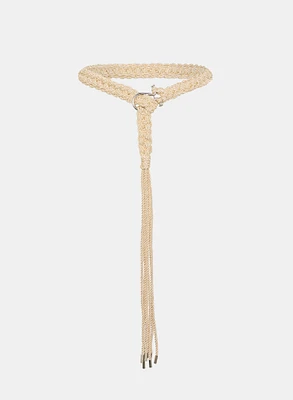 Ceinture tressée
