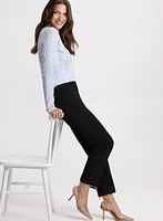 Emma Crystal Fringe Slim-Leg Pants