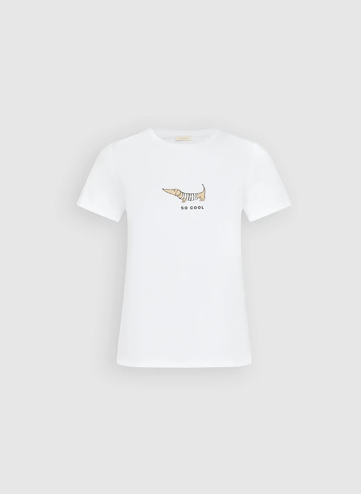 Slogan Print T-Shirt