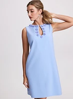 Rosette Embellished Dress