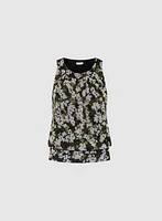 Floral Sleeveless Top