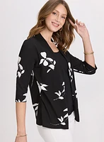 Floral Illusion Top