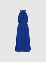 Chain Link Halter Neck Dress