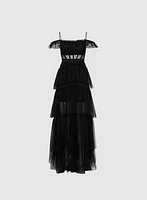 Tiered Corset-Style Dress