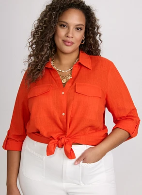 Button-Down Blouse