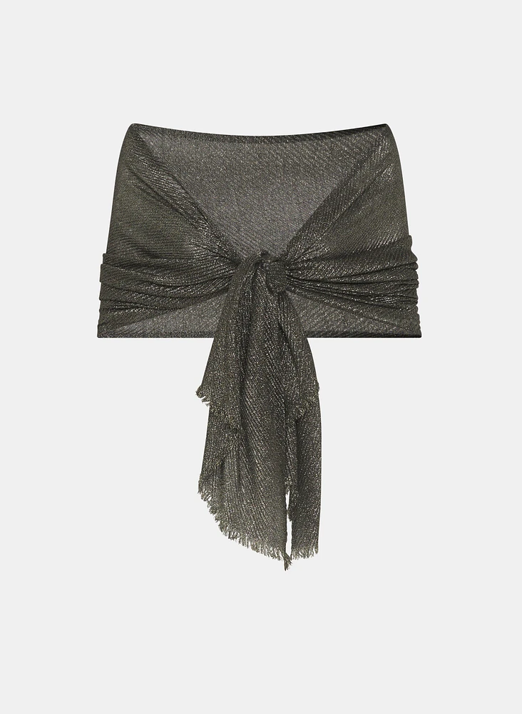 Glitter Wrap Scarf