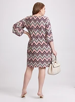 Chevron Print Dress