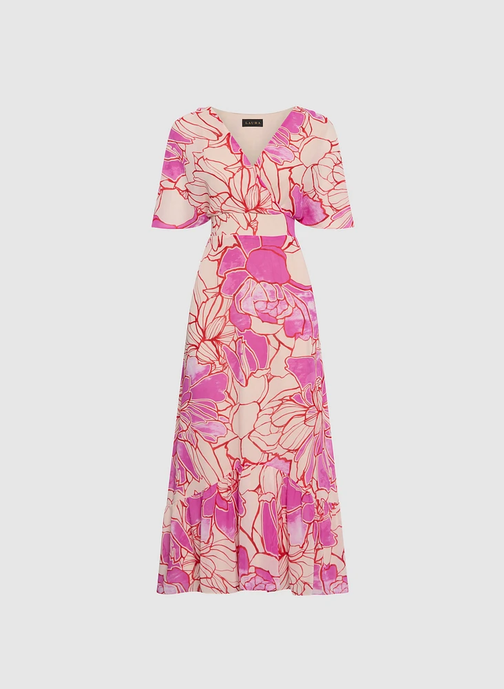 Floral Chiffon Dress