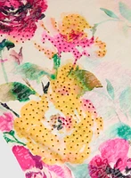 Floral Placement Print T-Shirt