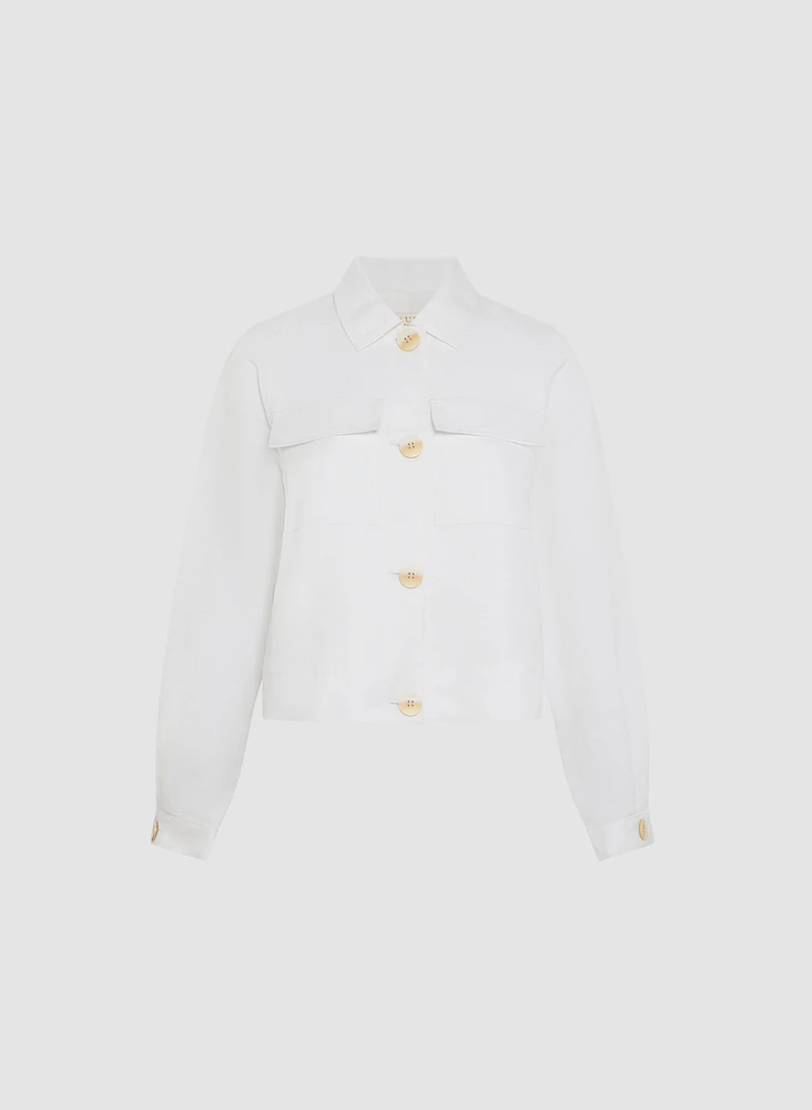 Short Linen Jacket