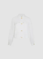 Short Linen Jacket