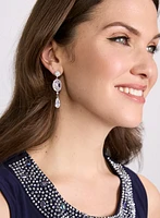 Round Stone Earrings