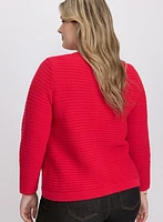 Cardigan en tricot texturé