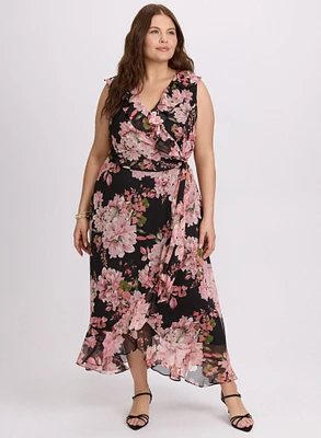 Floral Chiffon Dress