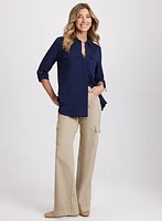 Button Jersey Shirt