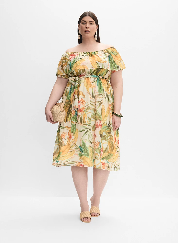 Melanie Lyne - Tropical Print Dress