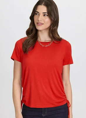 T-shirt à cordons de serrage
