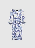Floral Wrap Dress