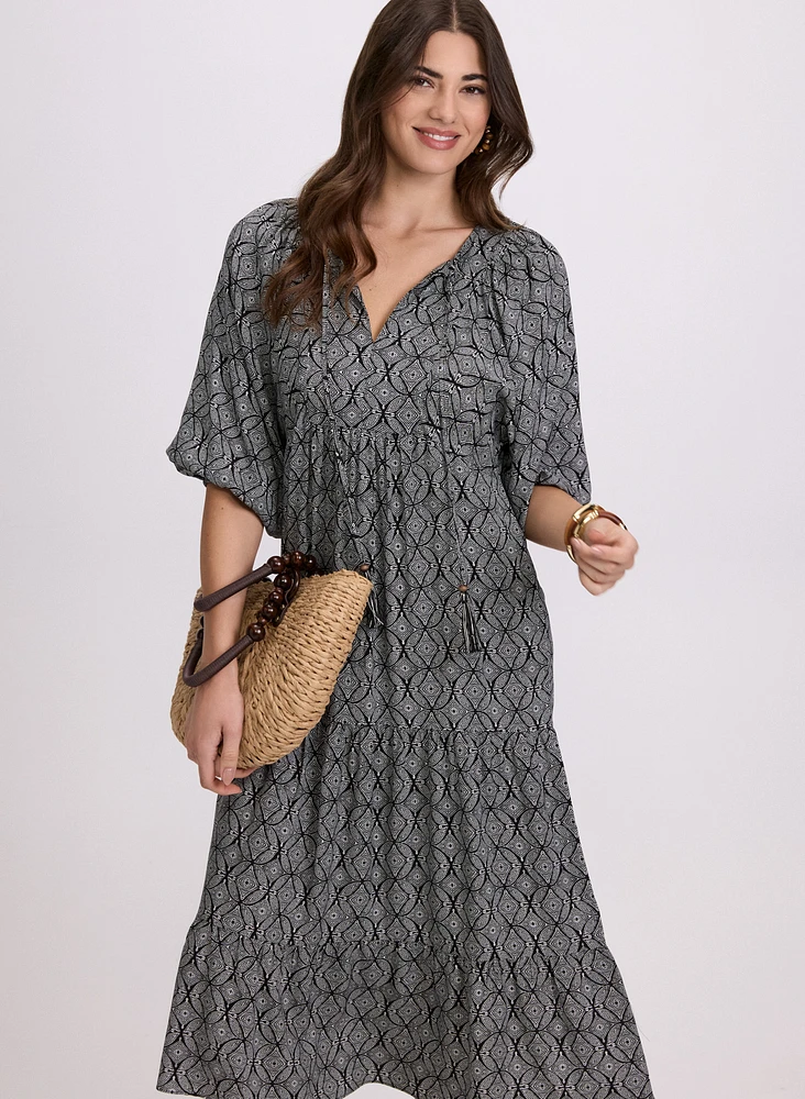 Geometric Prairie Dress