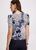 Mixed Print Top