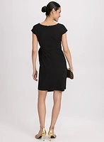 V-Neck Sheath Dress