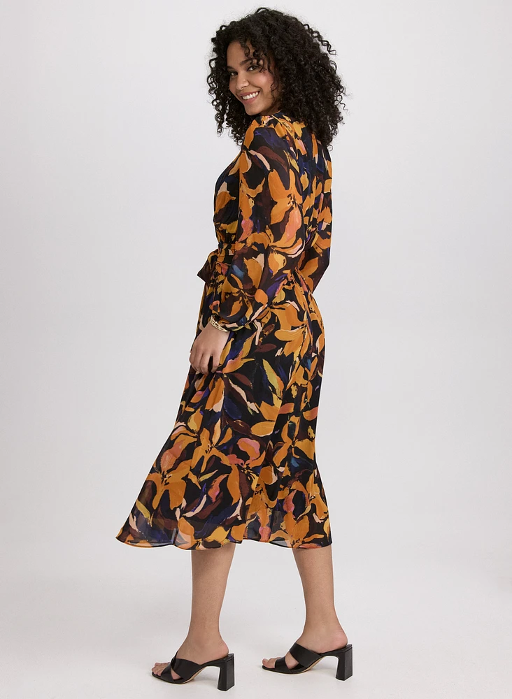 Floral Chiffon Dress