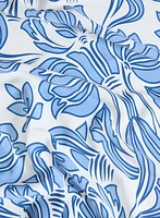 Abstract Floral Print T-Shirt