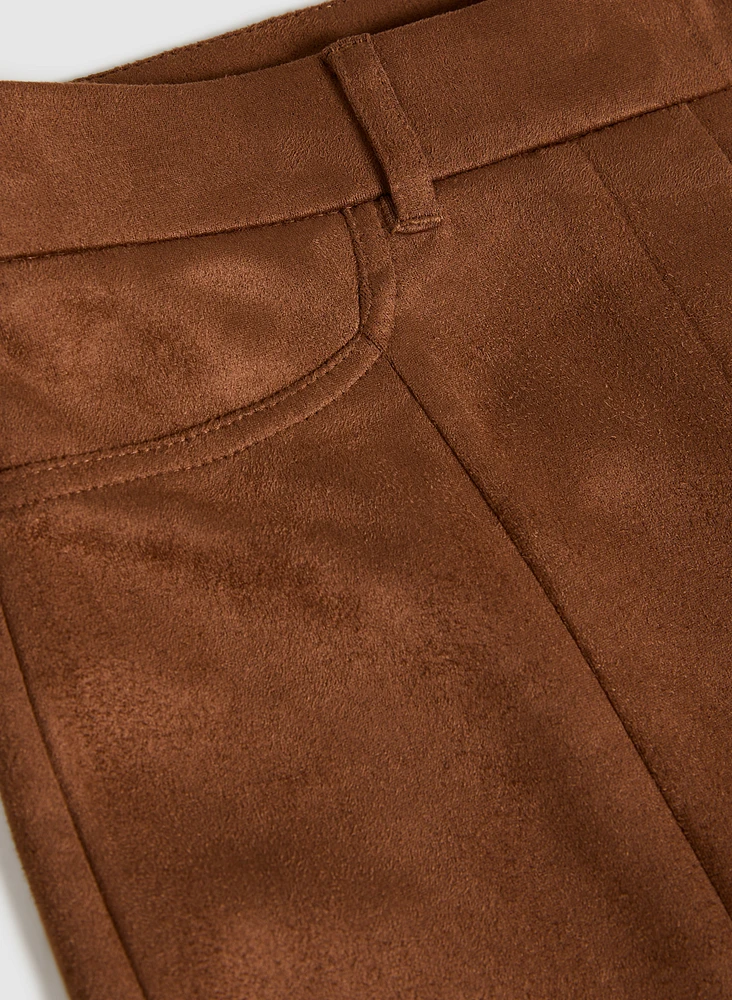 Faux-Suede Chloe Leggings