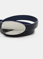 Elongated Buckle Belt