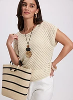 Pointelle Stitch Sweater