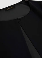 Flared Sleeve Chiffon Bolero