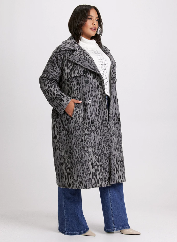 Bernardo - Leopard Print Coat