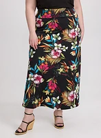 Floral Jersey Skirt