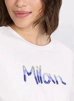 'Milan' Sequin T-Shirt