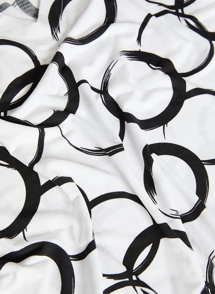 Ring Print Top