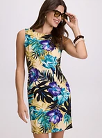 Tropical Print Dress