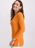 Ribbed Knit Sweater
