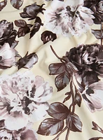 Floral Ruched Waist Dress