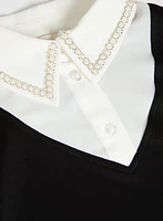 Layered Poplin Top